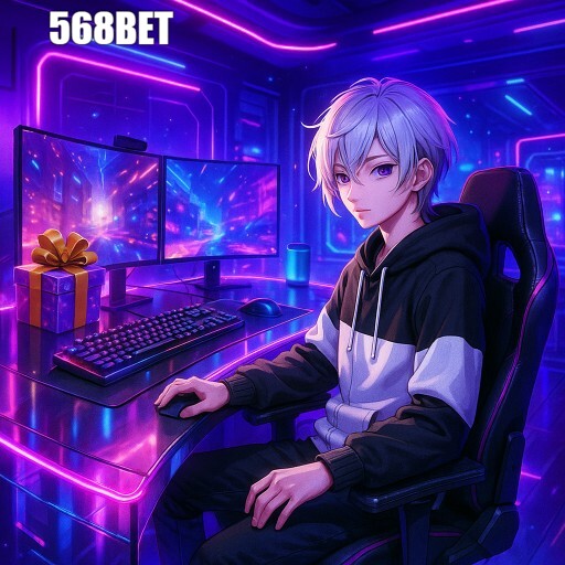 Imagem promocional da 568BET mostrando a plataforma e suas vantagens