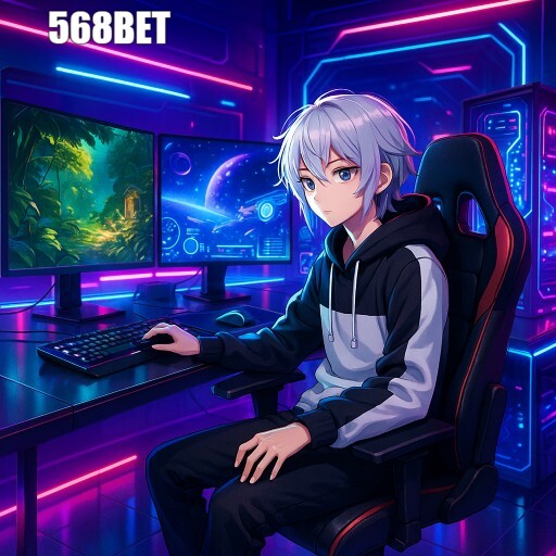 Imagem promocional da 568BET mostrando a plataforma e suas vantagens