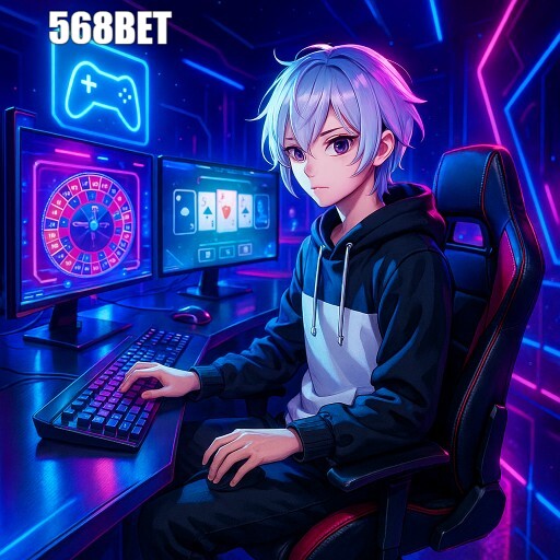 Imagem promocional da 568BET mostrando a plataforma e suas vantagens