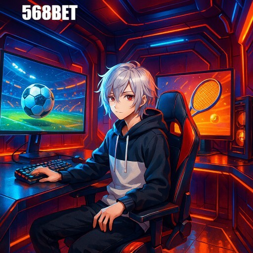 Imagem promocional da 568BET mostrando a plataforma e suas vantagens