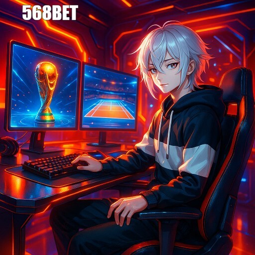 Imagem promocional da 568BET mostrando a plataforma e suas vantagens