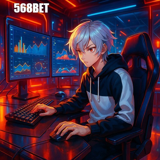 Imagem promocional da 568BET mostrando a plataforma e suas vantagens