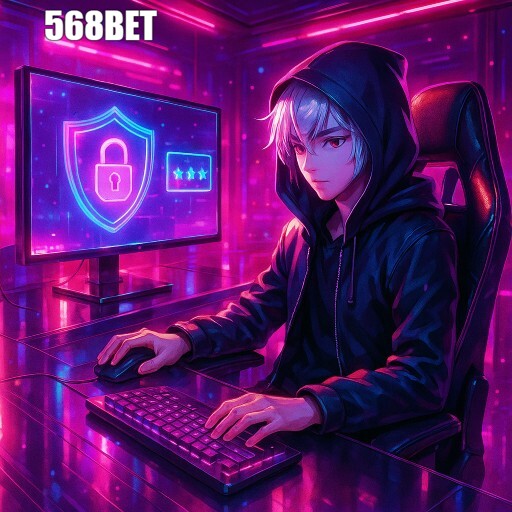 Imagem promocional da 568BET destacando login rápido e plataforma segura